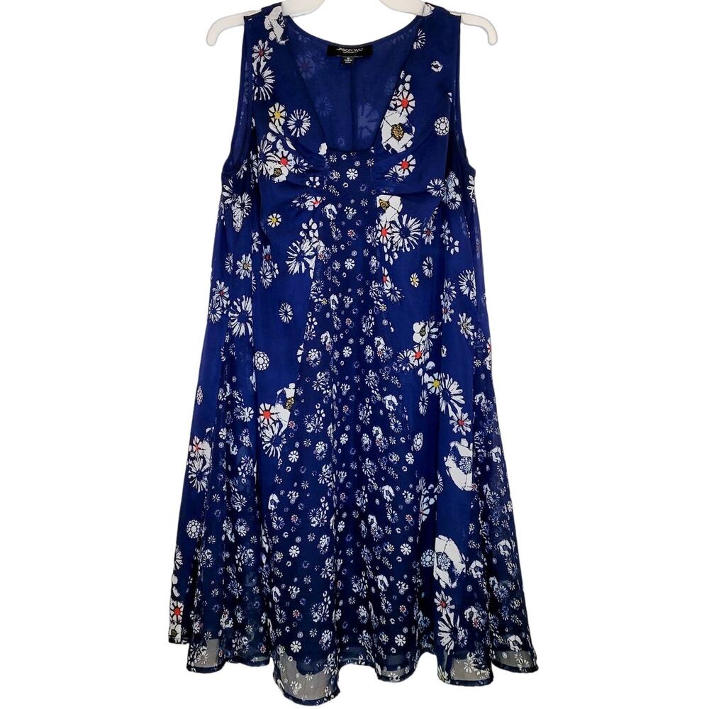Jason Wu for Target blue mixed print floral patchwork dressSize Medium Boho